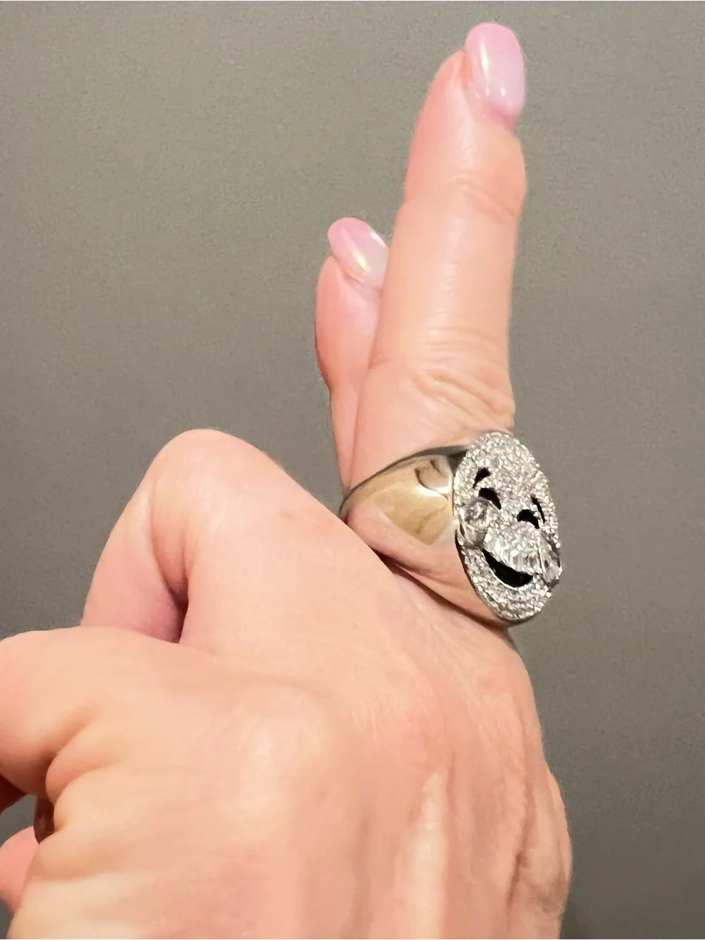 N/A sparkling silver
